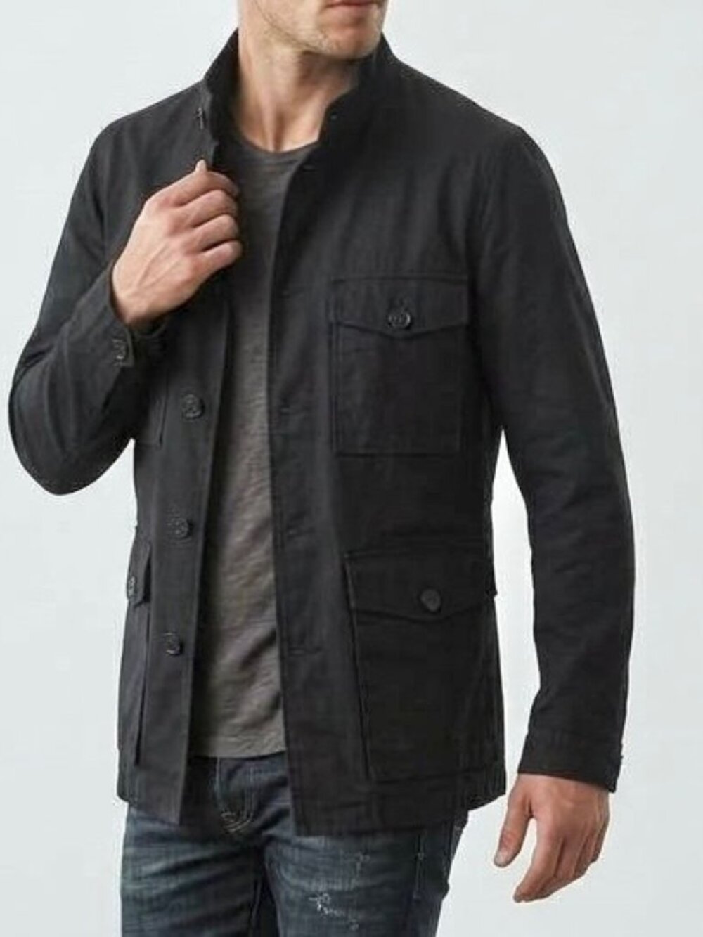 Tom Ford Flap-Pocket Military Jacket
